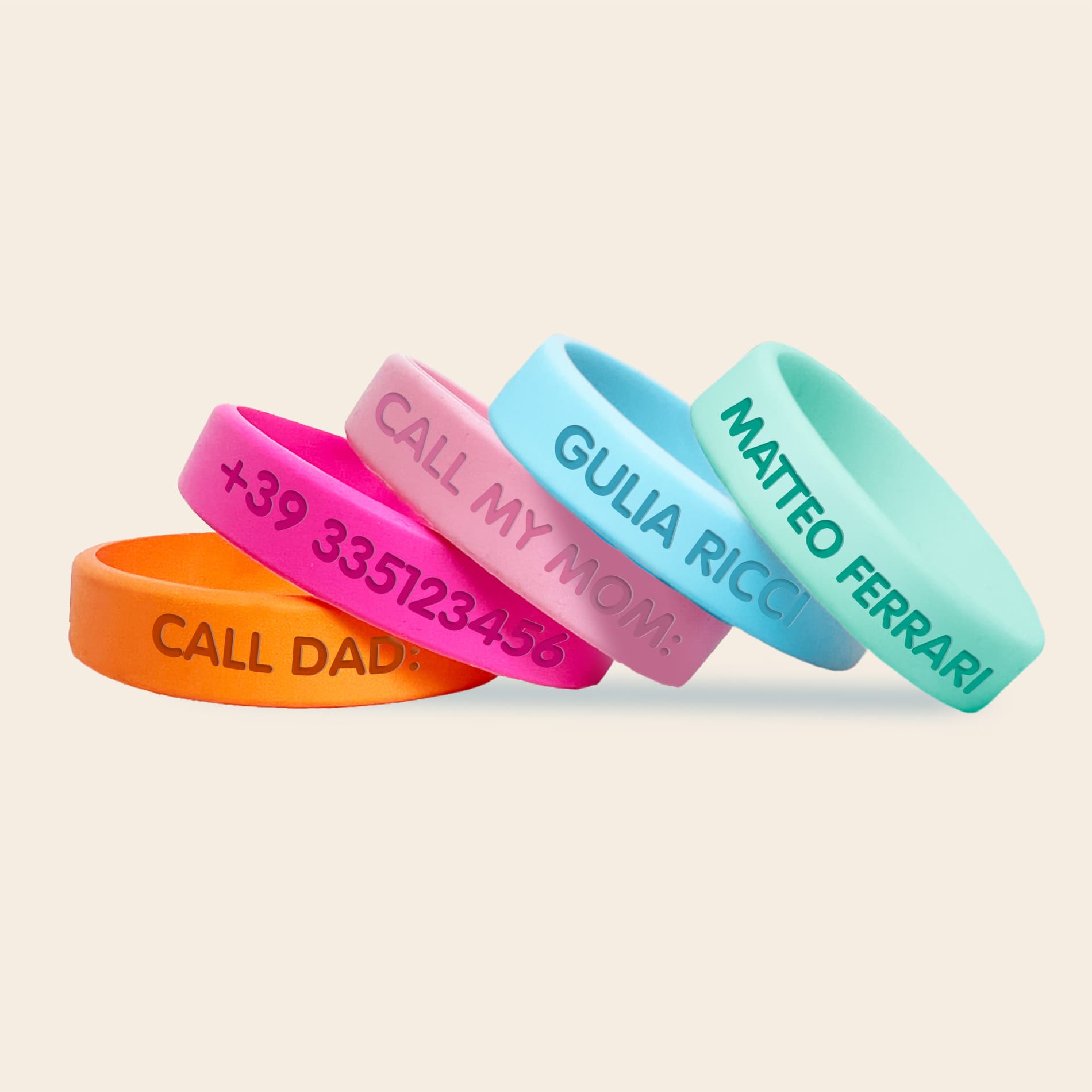 Braccialetti in silicone
